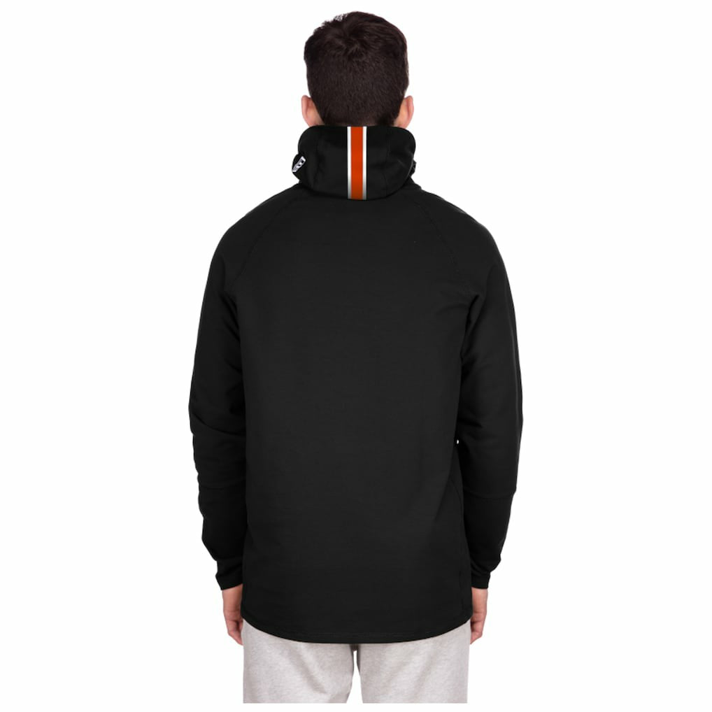 Chicago Bears New Era Functional Fandom Balaclava Helmet Stripe Tri-Blend Hoodie - Black on sale