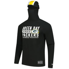 Green Bay Packers New Era Functional Fandom Balaclava Helmet Stripe Tri-Blend Hoodie - Black discount