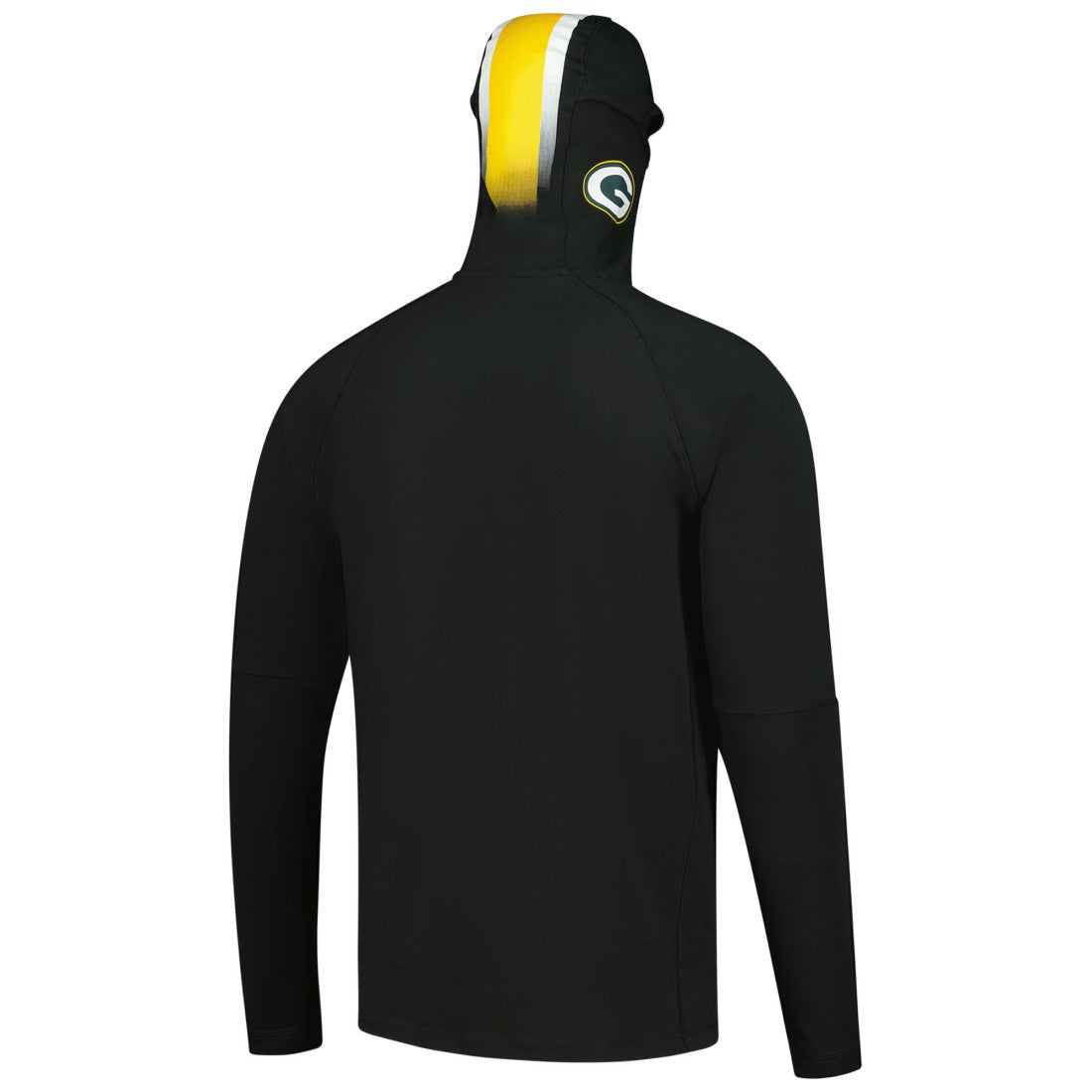 Green Bay Packers New Era Functional Fandom Balaclava Helmet Stripe Tri-Blend Hoodie - Black discount