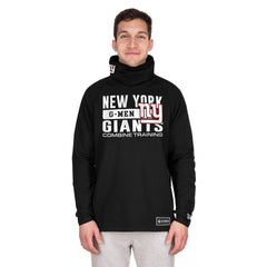 New York Giants New Era Functional Fandom Balaclava Helmet Stripe Tri-Blend Hoodie - Black outlet