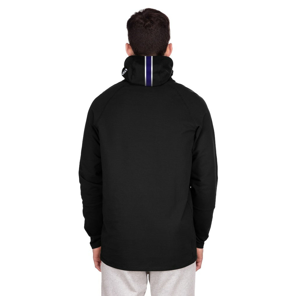Baltimore Ravens New Era Functional Fandom Balaclava Helmet Stripe Tri-Blend Hoodie - Black discount