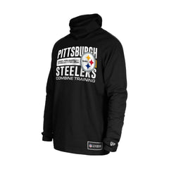 Pittsburgh Steelers New Era Functional Fandom Balaclava Helmet Stripe Tri-Blend Hoodie - Black sale