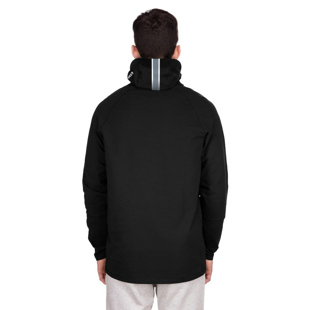 Las Vegas Raiders New Era Functional Fandom Balaclava Helmet Stripe Tri-Blend Hoodie - Black outlet