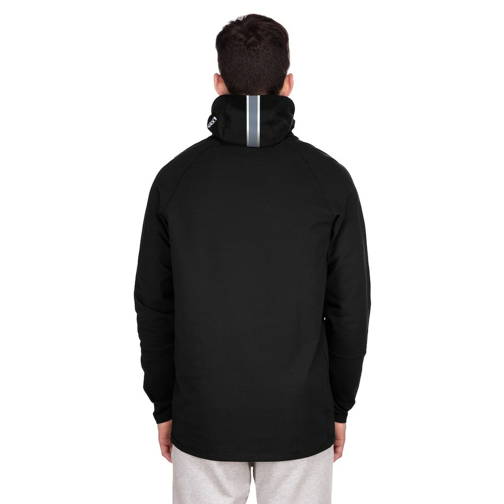 Las Vegas Raiders New Era Functional Fandom Balaclava Helmet Stripe Tri-Blend Hoodie - Black outlet
