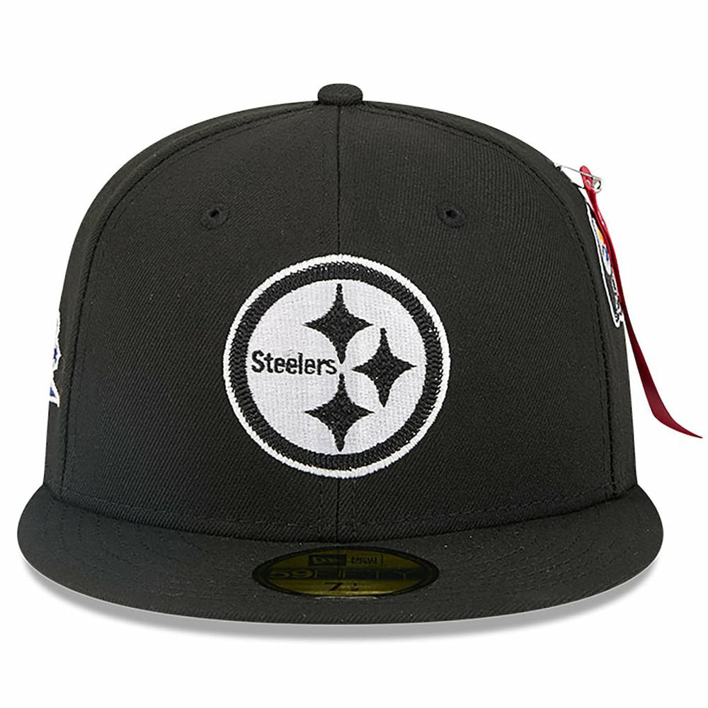Pittsburgh Steelers New Era x Alpha Industries 59FIFTY Fitted Hat - Black sale