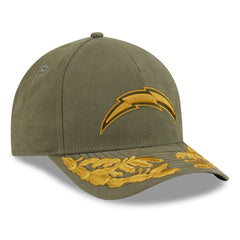 Los Angeles Chargers New Era x Alpha Industries A-Frame 9FORTY Adjustable Hat - Olive discount