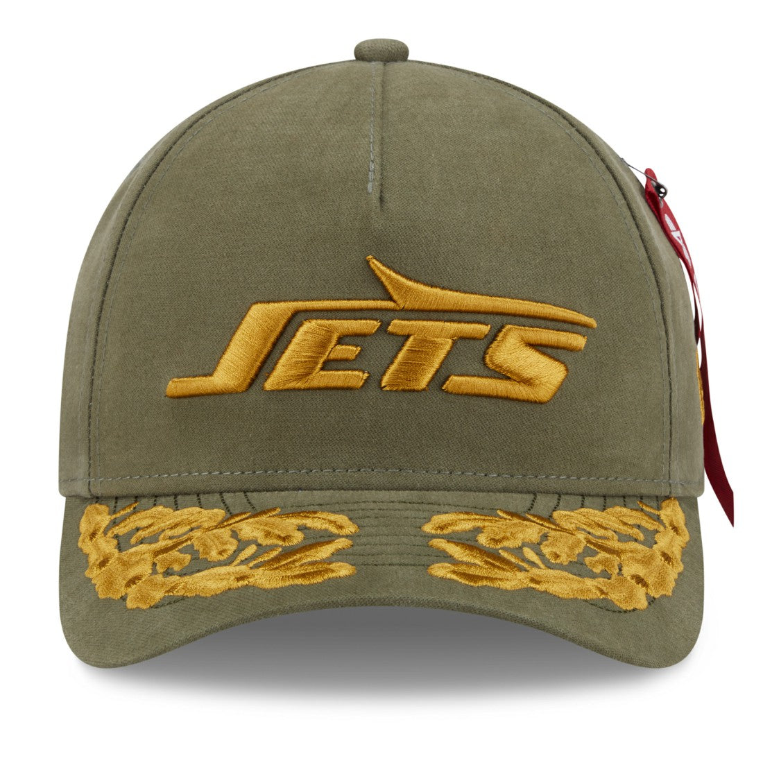 New York Jets New Era x Alpha Industries A-Frame 9FORTY Adjustable Hat - Olive outlet
