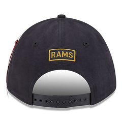 Los Angeles Rams New Era x Alpha Industries A-Frame 9FORTY Adjustable Hat - Black cheap