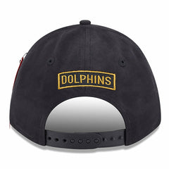 Miami Dolphins New Era x Alpha Industries A-Frame 9FORTY Adjustable Hat - Black for sale