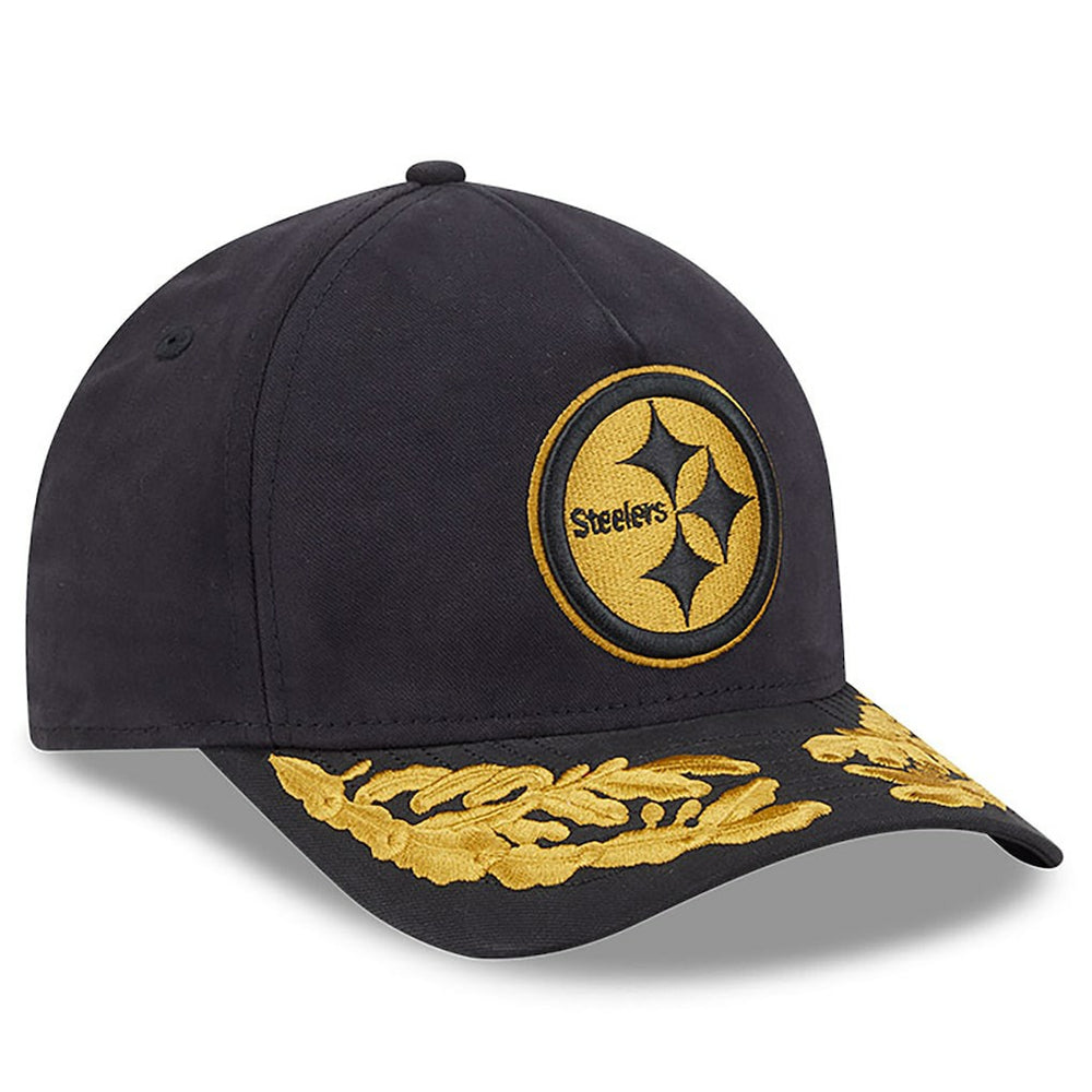 Pittsburgh Steelers New Era x Alpha Industries A-Frame 9FORTY Adjustable Hat - Black discount
