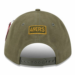 San Francisco 49ers New Era x Alpha Industries A-Frame 9FORTY Adjustable Hat - Olive on sale