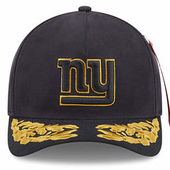 New York Giants New Era x Alpha Industries A-Frame 9FORTY Adjustable Hat - Black discount