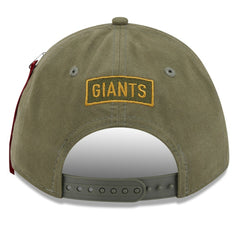 New York Giants New Era x Alpha Industries A-Frame 9FORTY Adjustable Hat - Olive discount