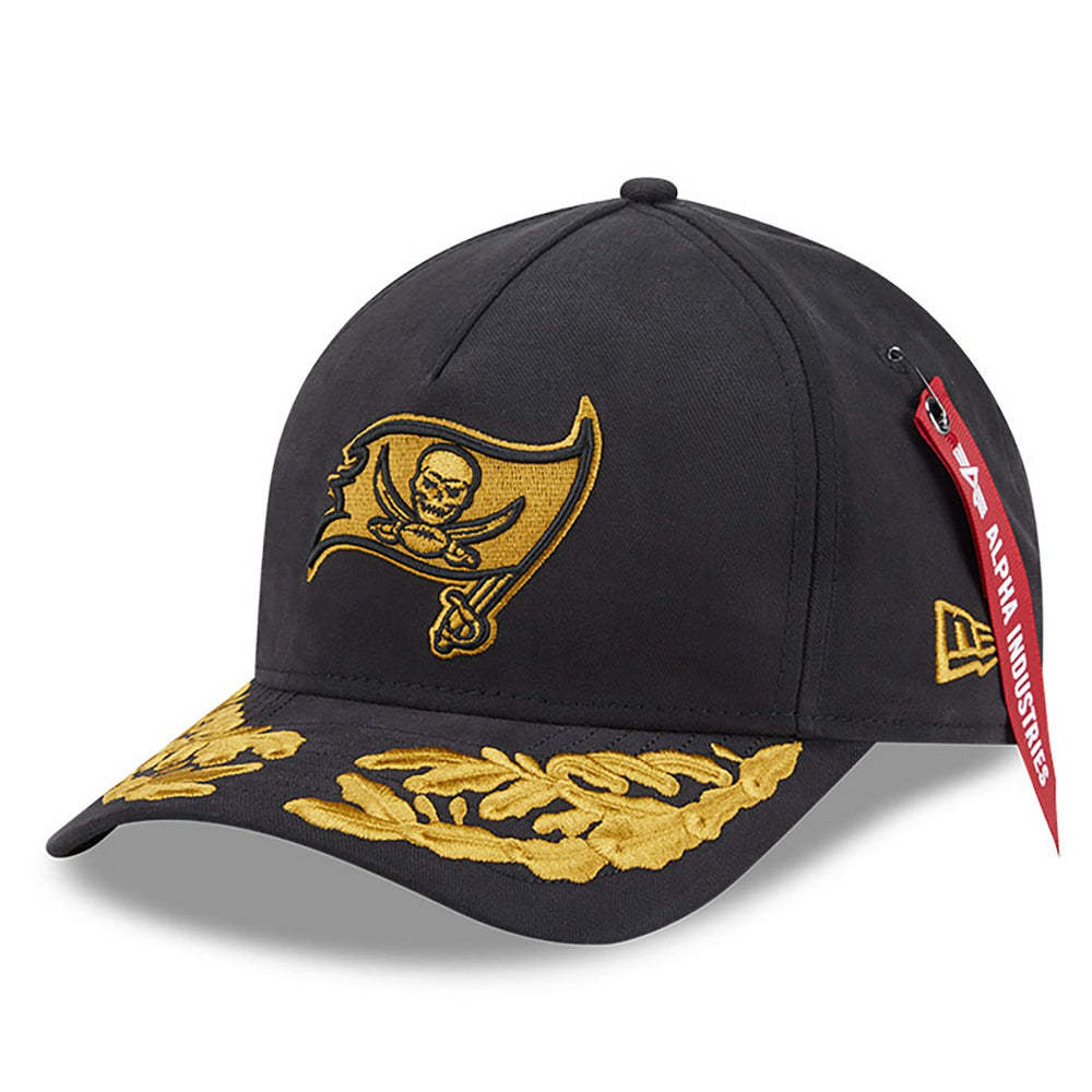 Tampa Bay Buccaneers New Era x Alpha Industries A-Frame 9FORTY Adjustable Hat - Black online