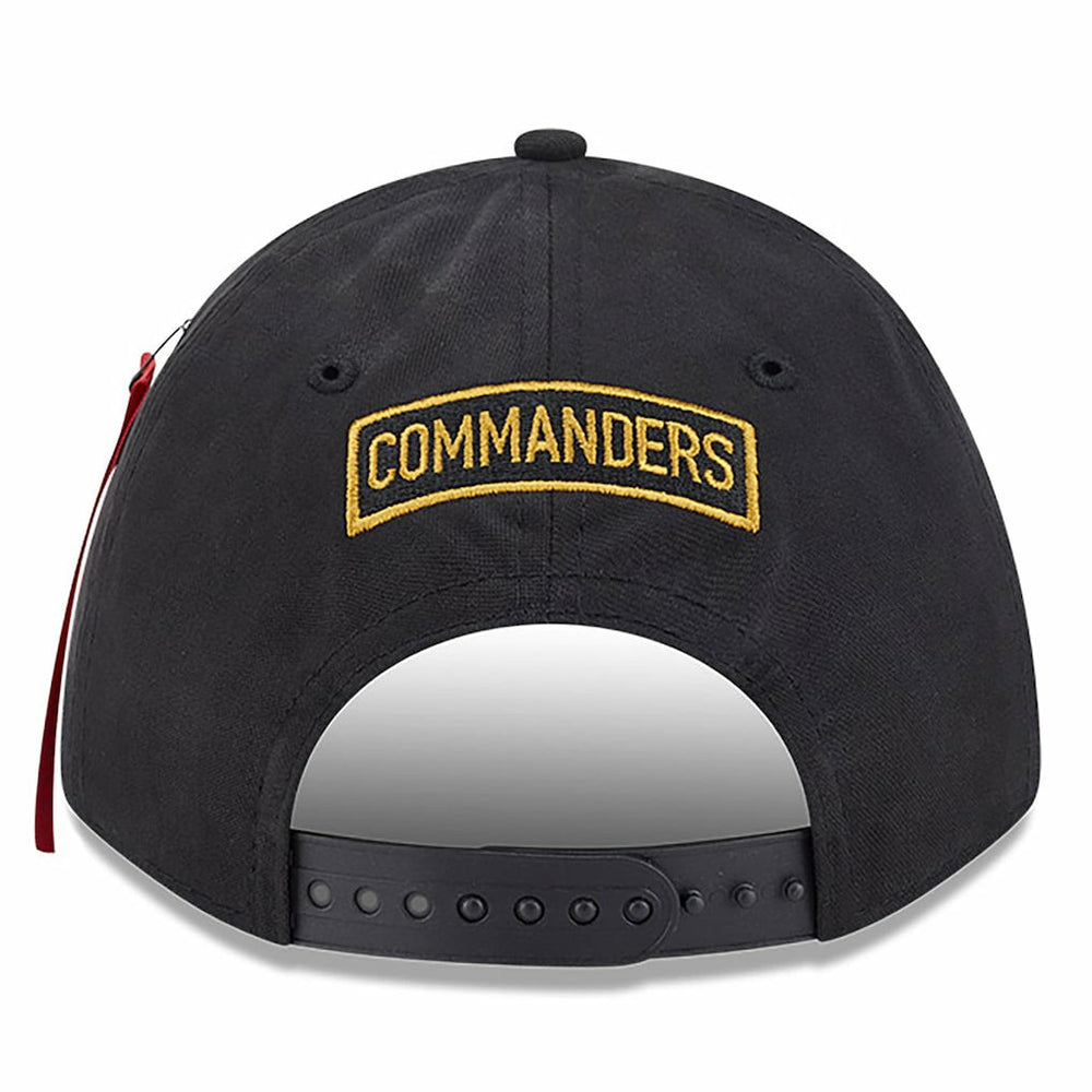 Washington Commanders New Era x Alpha Industries A-Frame 9FORTY Adjustable Hat - Black for sale