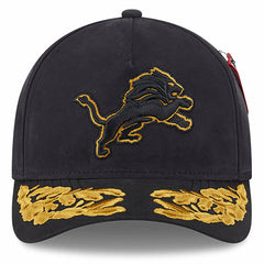 Detroit Lions New Era x Alpha Industries A-Frame 9FORTY Adjustable Hat - Black on sale