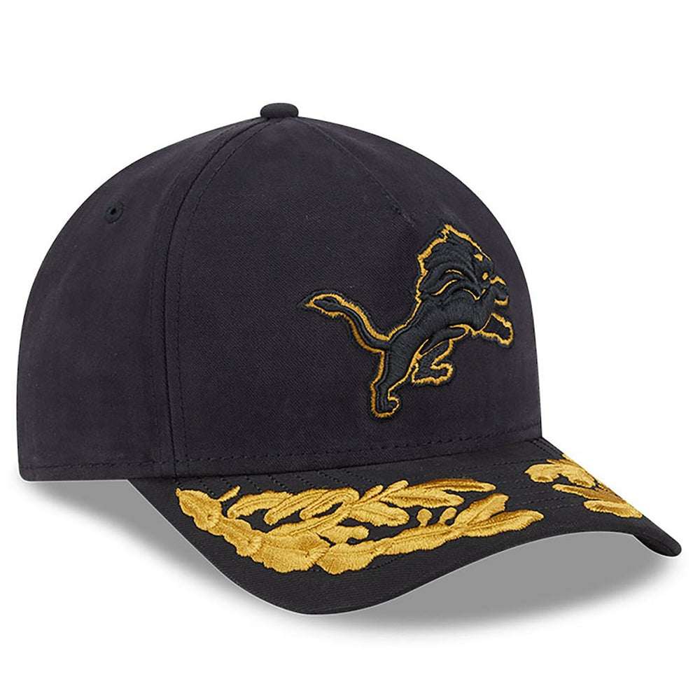 Detroit Lions New Era x Alpha Industries A-Frame 9FORTY Adjustable Hat - Black on sale