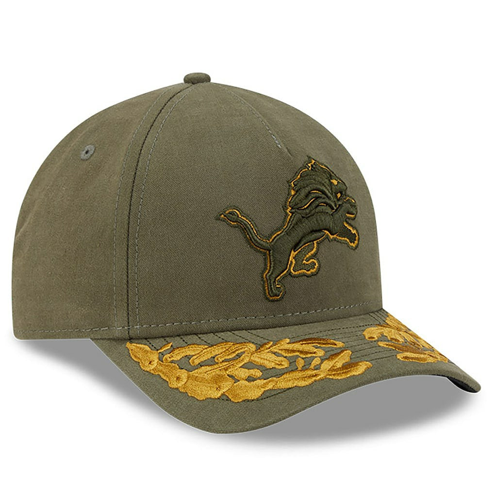 Detroit Lions New Era x Alpha Industries A-Frame 9FORTY Adjustable Hat - Olive sale