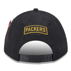 Green Bay Packers New Era x Alpha Industries A-Frame 9FORTY Adjustable Hat - Black online