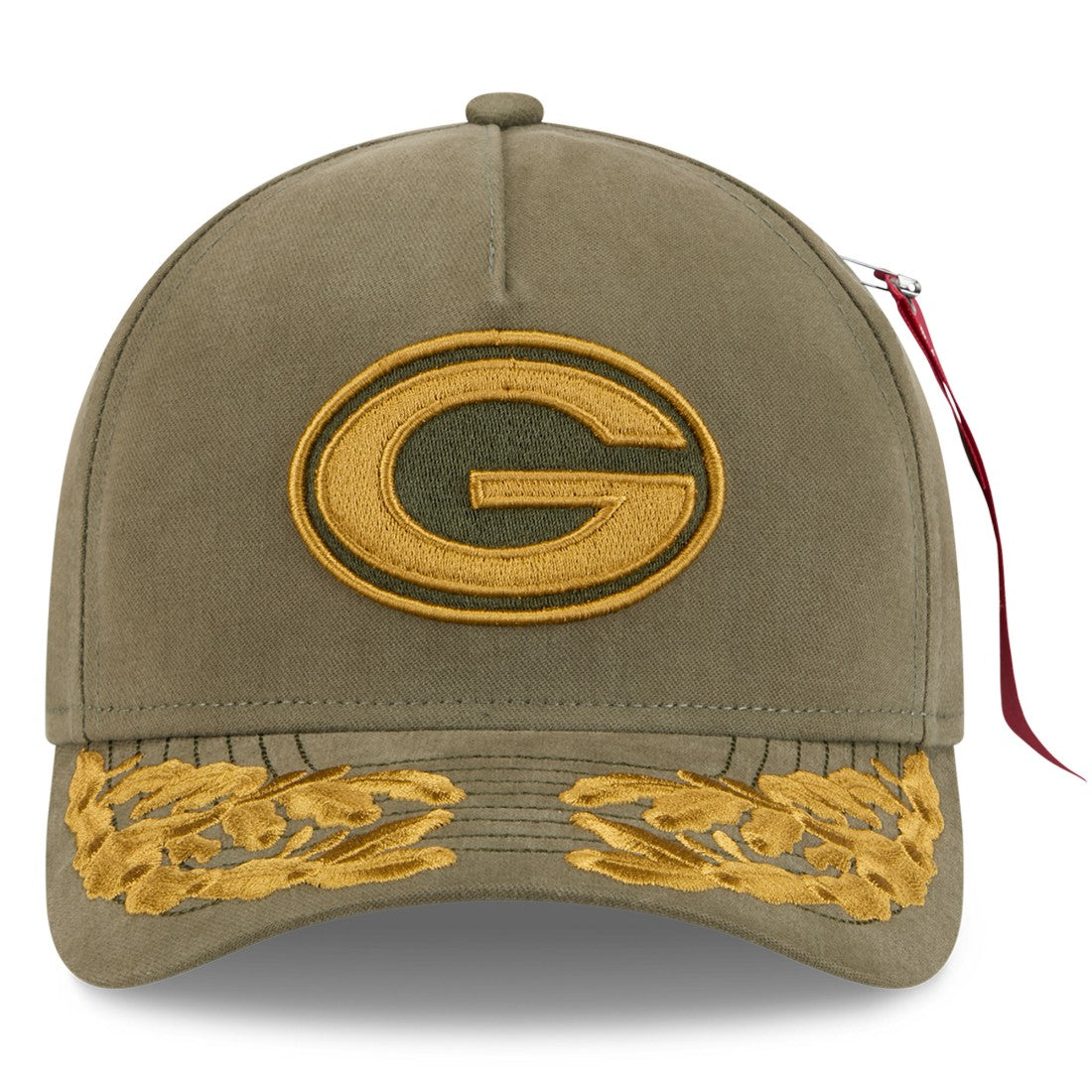 Green Bay Packers New Era x Alpha Industries A-Frame 9FORTY Adjustable Hat - Olive online