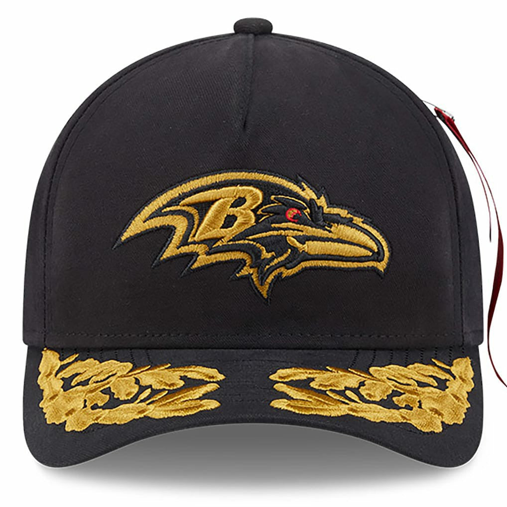Baltimore Ravens New Era x Alpha Industries A-Frame 9FORTY Adjustable Hat - Black outlet
