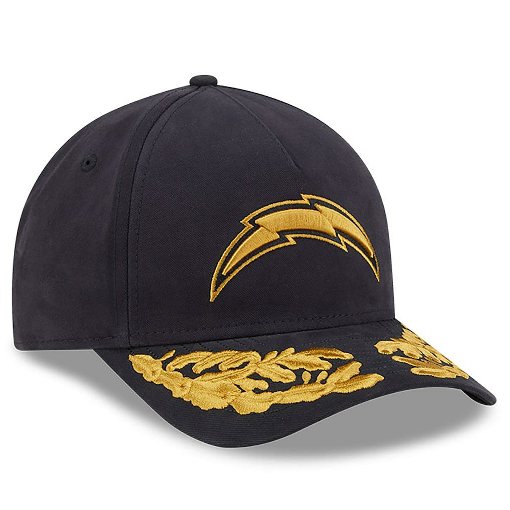 Los Angeles Chargers New Era x Alpha Industries A-Frame 9FORTY Adjustable Hat - Black discount
