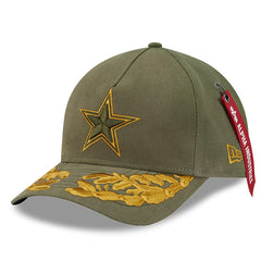Dallas Cowboys New Era x Alpha Industries A-Frame 9FORTY Adjustable Hat - Olive outlet