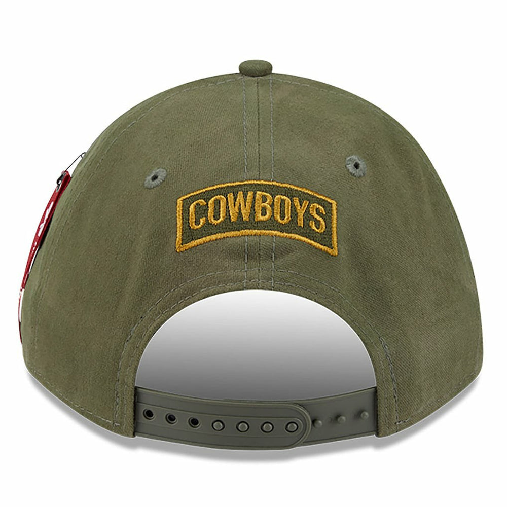 Dallas Cowboys New Era x Alpha Industries A-Frame 9FORTY Adjustable Hat - Olive outlet
