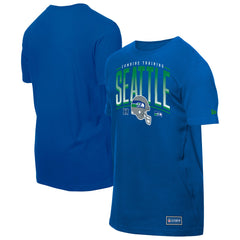 Seattle Seahawks New Era Combine Authentic Training Throwback T-Shirt - College Navy sale