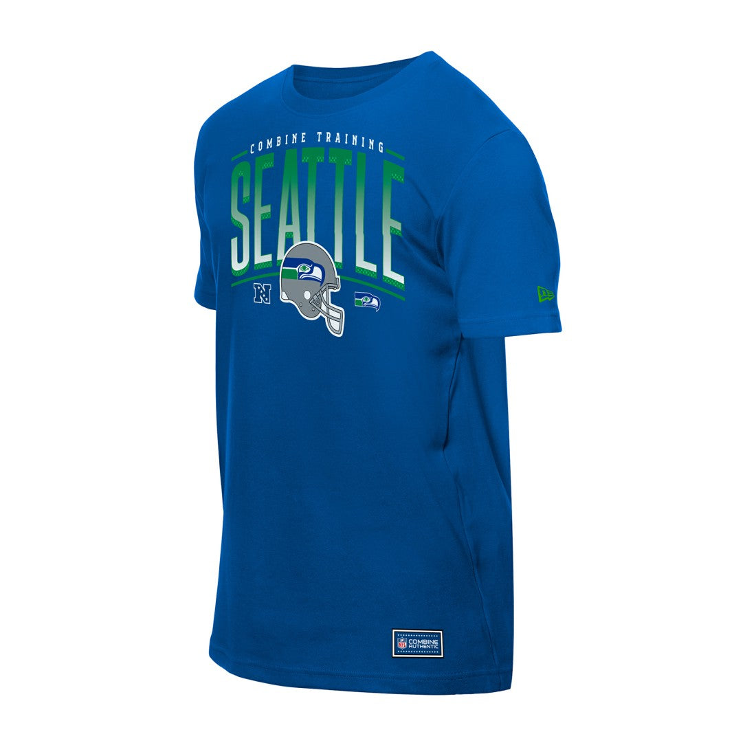 Seattle Seahawks New Era Combine Authentic Training Throwback T-Shirt - College Navy sale