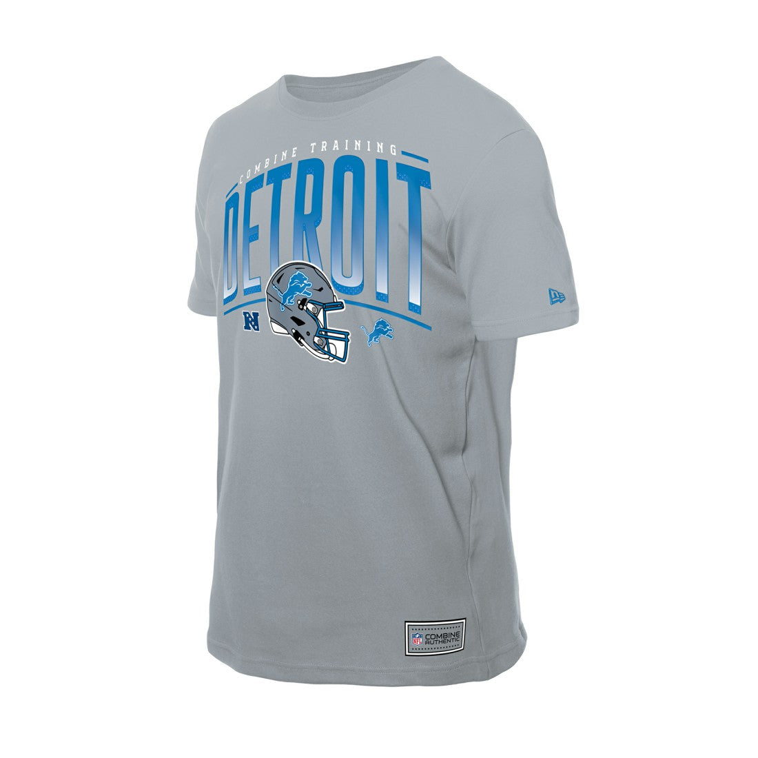 Detroit Lions New Era Combine Authentic Helmet T-Shirt - Silver outlet