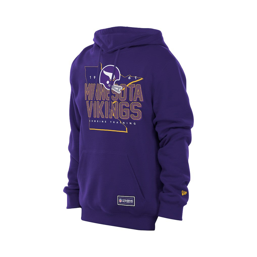 Minnesota Vikings New Era Combine Authentic Local State Throwback Hoodie - Purple for sale