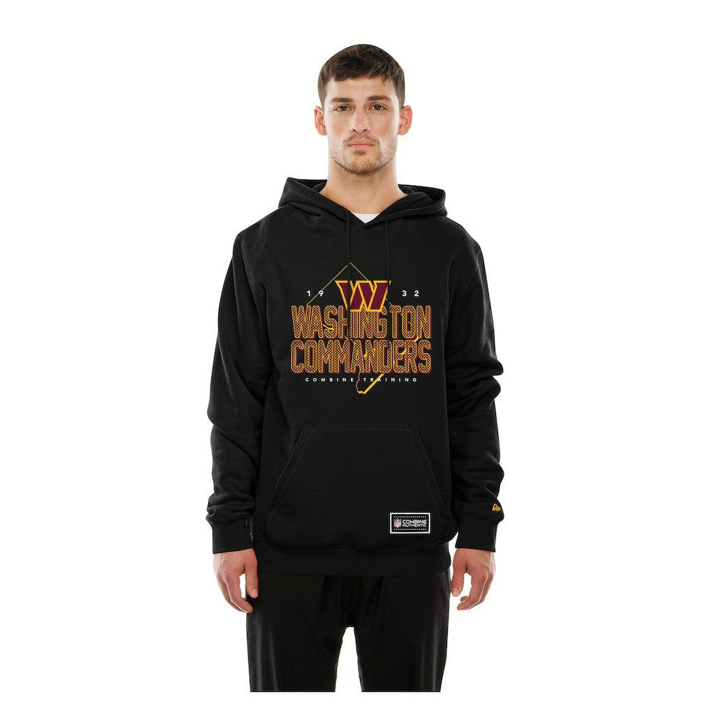 Washington Commanders New Era Combine Authentic Local State Hoodie - Black for sale