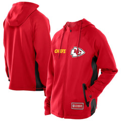 Kansas City Chiefs New Era Combine Authentic Raglan Scuba Full-Zip Hoodie - Red cheap