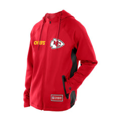Kansas City Chiefs New Era Combine Authentic Raglan Scuba Full-Zip Hoodie - Red cheap