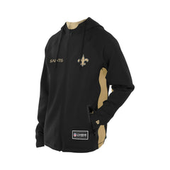 New Orleans Saints New Era Combine Authentic Raglan Scuba Full-Zip Hoodie - Black for sale