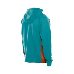 Miami Dolphins New Era Combine Authentic Raglan Scuba Full-Zip Hoodie - Aqua discount