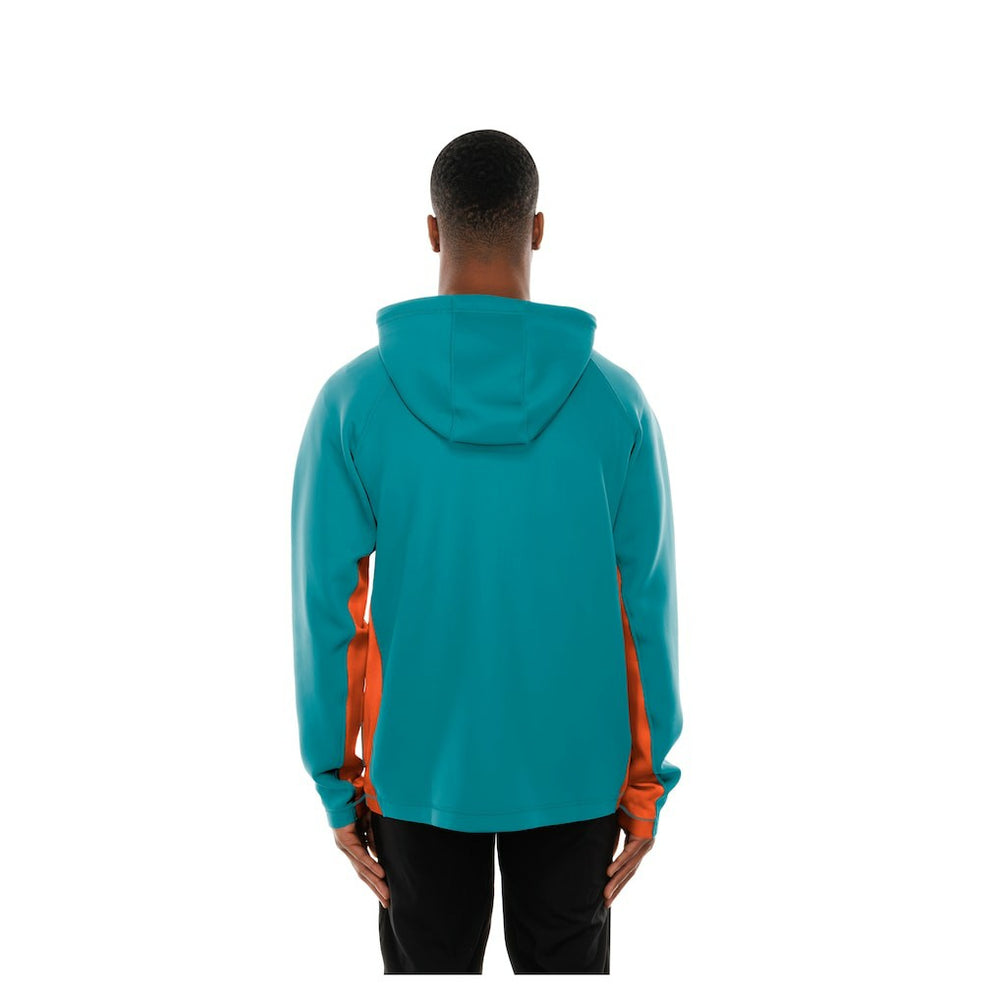 Miami Dolphins New Era Combine Authentic Raglan Scuba Full-Zip Hoodie - Aqua discount