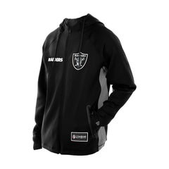 Las Vegas Raiders New Era Combine Authentic Raglan Scuba Full-Zip Hoodie - Black outlet