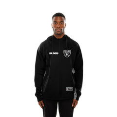 Las Vegas Raiders New Era Combine Authentic Raglan Scuba Full-Zip Hoodie - Black outlet