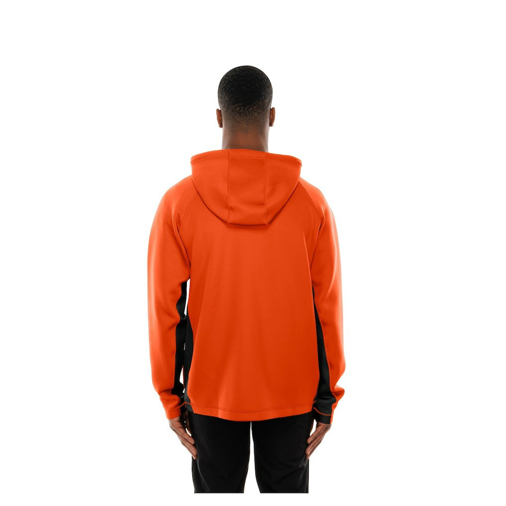 Cincinnati Bengals New Era Combine Authentic Raglan Scuba Full-Zip Hoodie - Orange on sale
