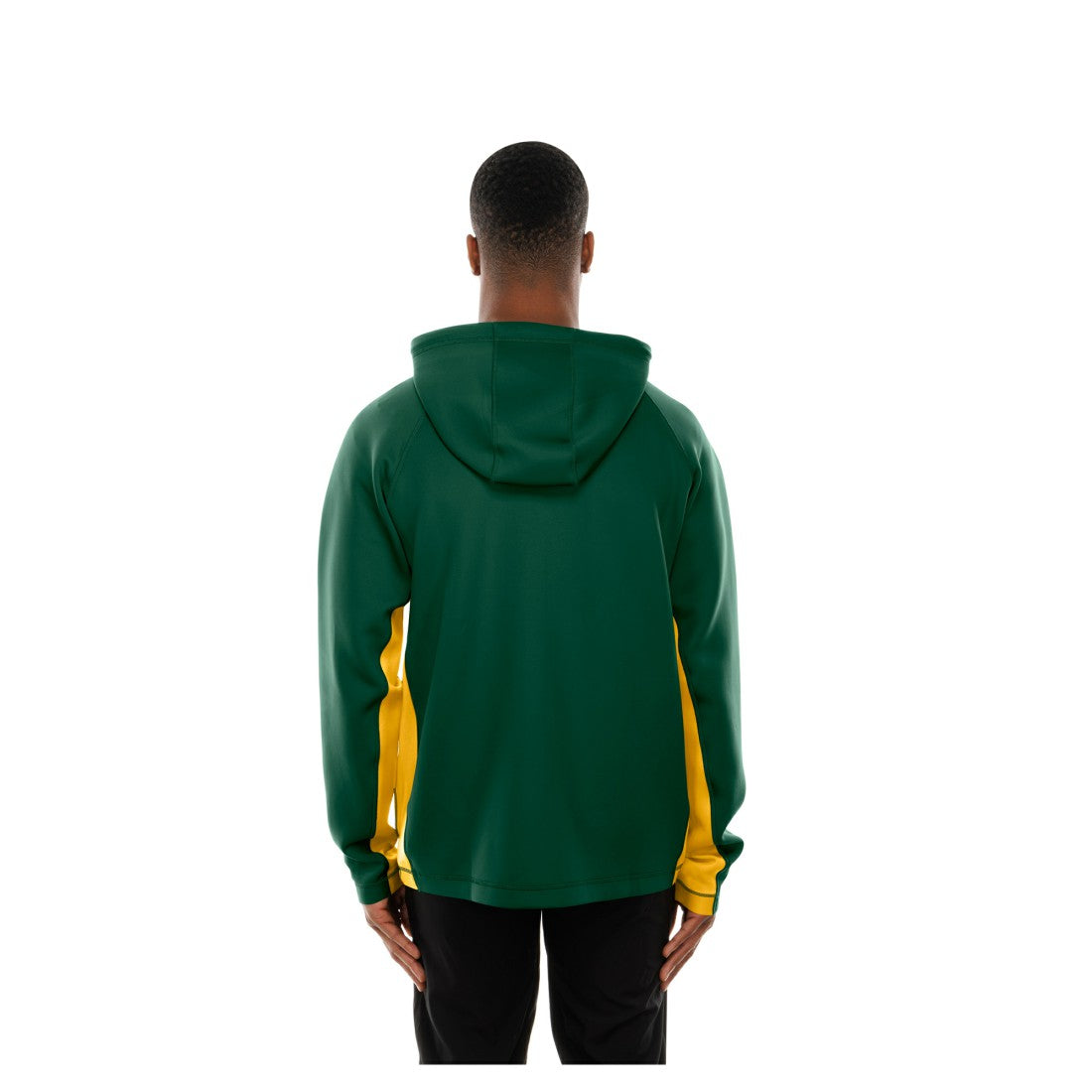 Green Bay Packers New Era Combine Authentic Raglan Scuba Full-Zip Hoodie - Green on sale