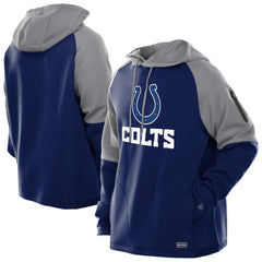 Indianapolis Colts New Era Combine Authentic Color Block Raglan Pullover Hoodie - Royal cheap
