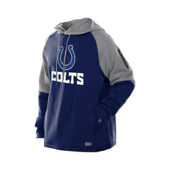 Indianapolis Colts New Era Combine Authentic Color Block Raglan Pullover Hoodie - Royal cheap