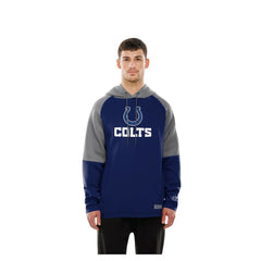 Indianapolis Colts New Era Combine Authentic Color Block Raglan Pullover Hoodie - Royal cheap