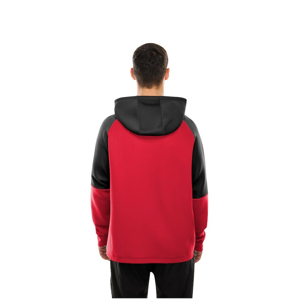 Kansas City Chiefs New Era Combine Authentic Color Block Raglan Pullover Hoodie - Red online