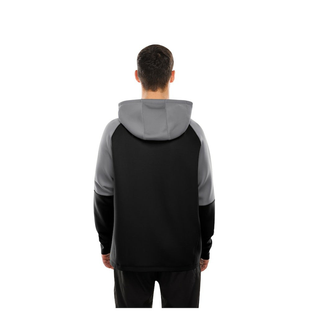 Las Vegas Raiders New Era Combine Authentic Color Block Raglan Pullover Hoodie - Black online
