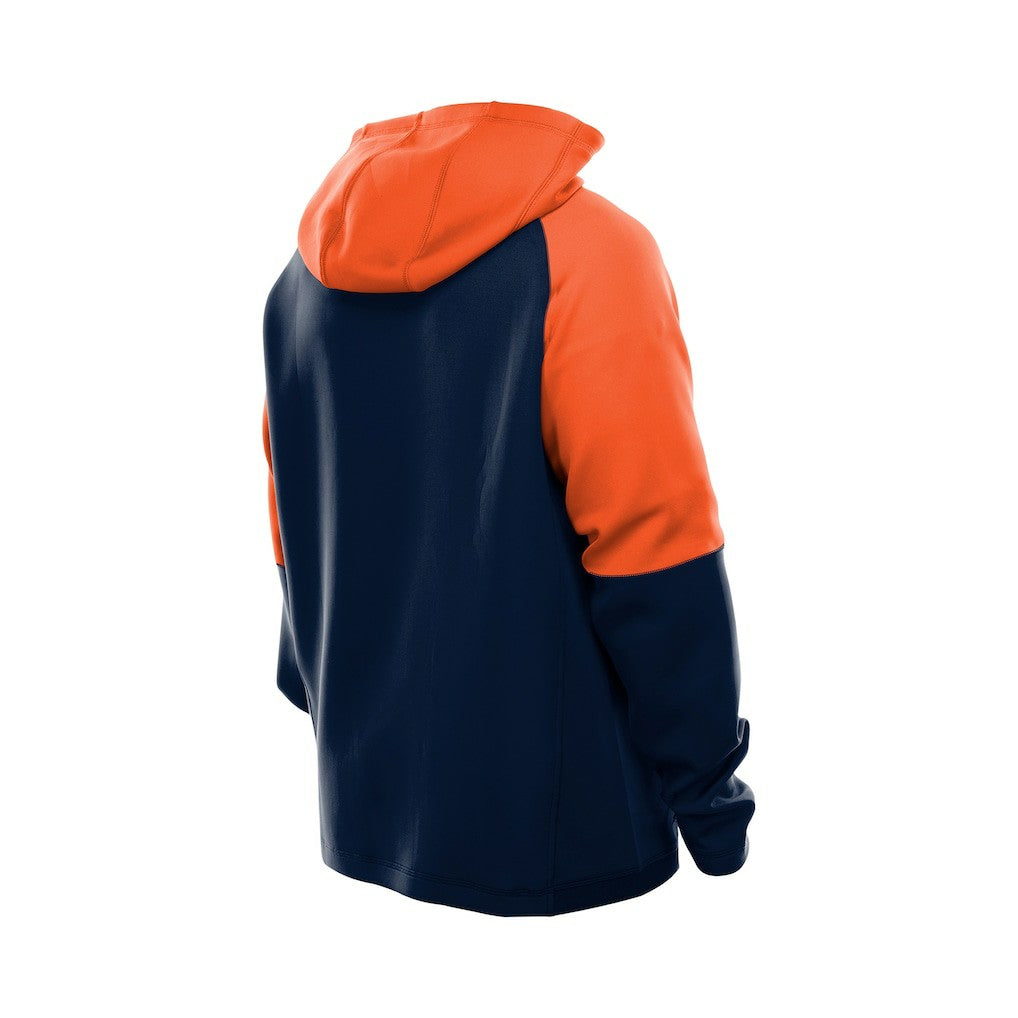 Chicago Bears New Era Combine Authentic Color Block Raglan Pullover Hoodie - Navy outlet