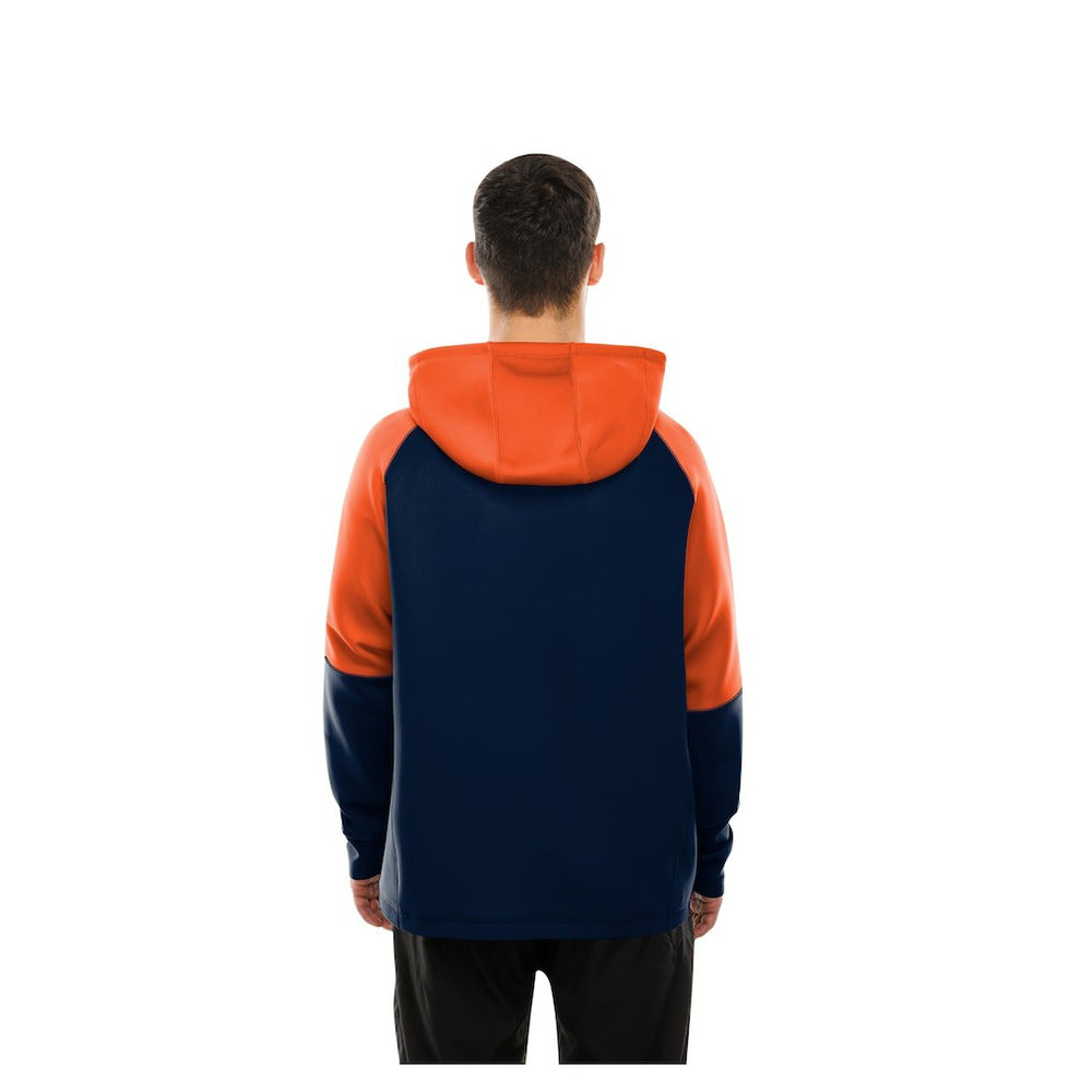 Chicago Bears New Era Combine Authentic Color Block Raglan Pullover Hoodie - Navy outlet