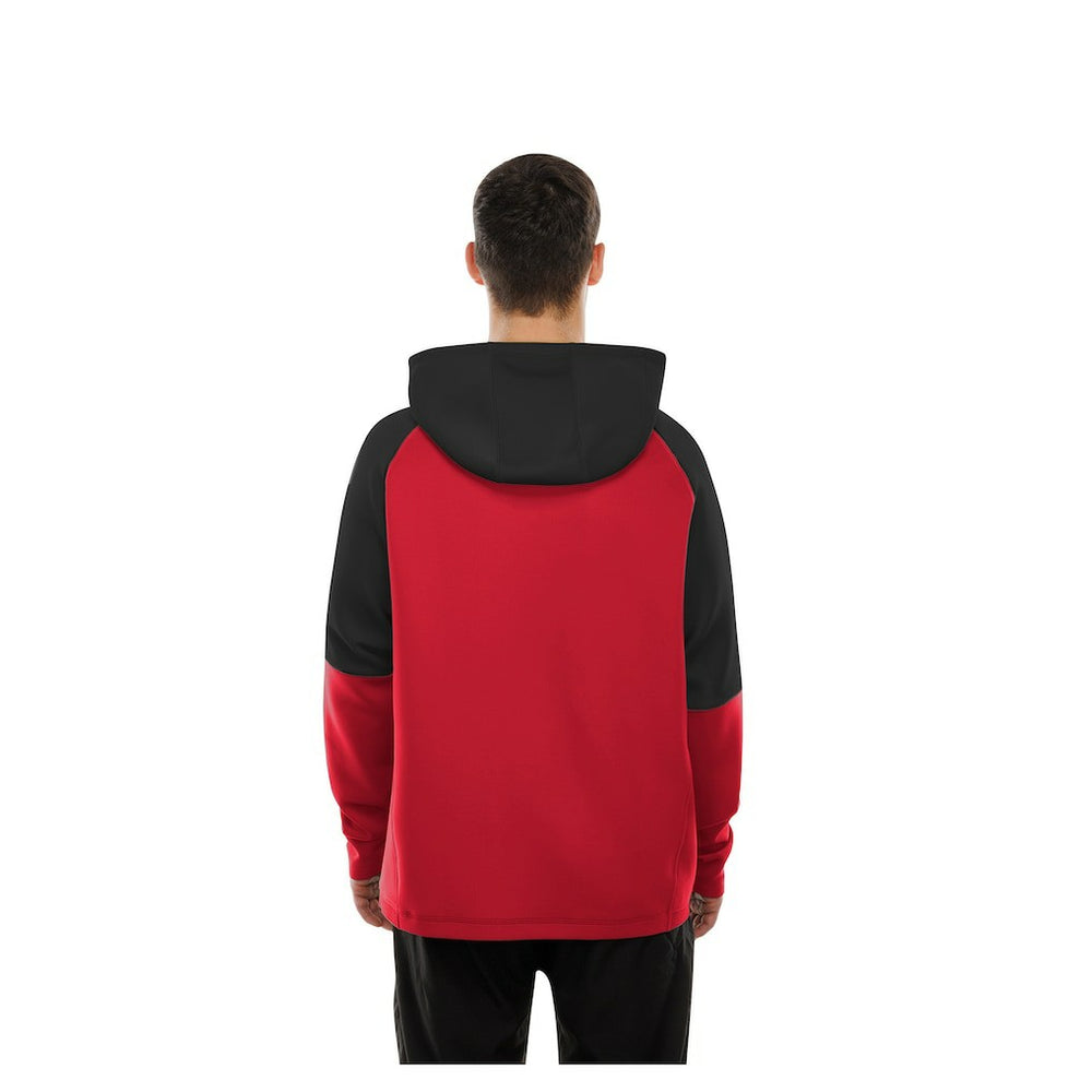 Atlanta Falcons New Era Combine Authentic Color Block Raglan Pullover Hoodie - Red for sale